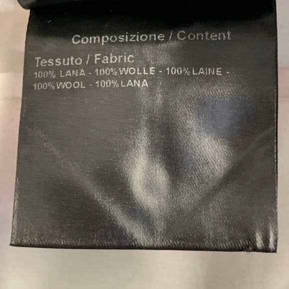 CALVIN KLEIN 205W39NYC 36 Green Wool Twill Double Breasted Peak Lapel Sport Coat - Picture 9 of 10